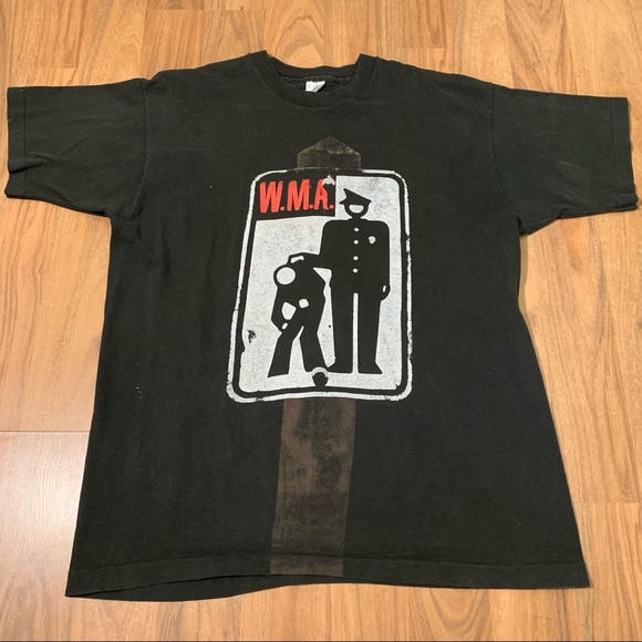 Fruit of the Loom Other - Vintage 1994 Pearl Jam W.M.A. Police Vitalogy Concert T-Shirt Single Stitch Tee
